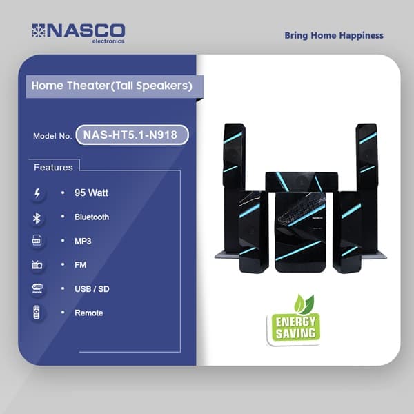 Nasco Home Theater Tall Speakers Nas Ht5.1 N918 in Ghana