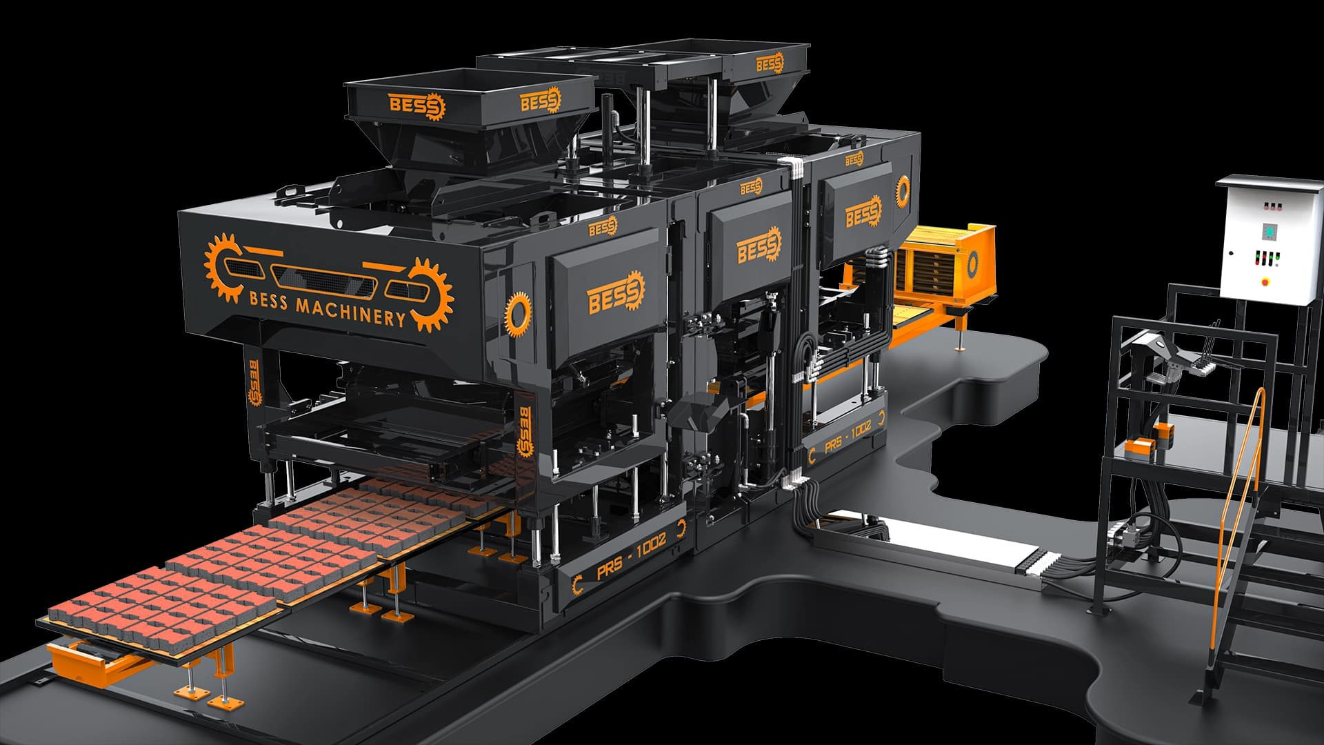 PRS-1002 Semi-Automatic Paving Block Machıne