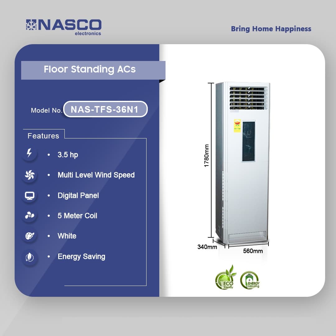 Nasco 3.5hp Floor Standing Ac Nas Tfs 36n1