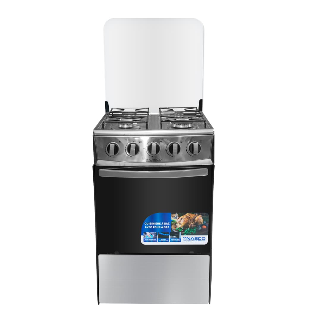 Nasco 4 Burner Gas Cooker Oven Nasgc 50x50s Ctz