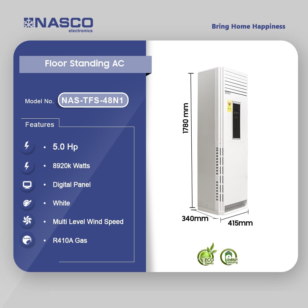 Nasco 5.0hp Floor Standing Ac Nas Tfs 48n1