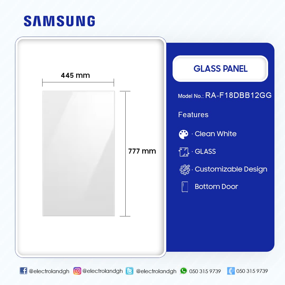 Samsung Glass Panel Bottom Door Ra F18dbb12gg