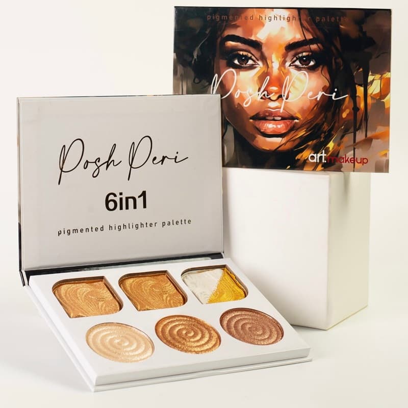 Art Posh Peri Pigmented Highlighter Palette