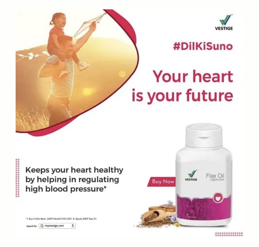 Heart-Protective Vestige Flax Oil Capsules – Rich in Omega Fatty Acids