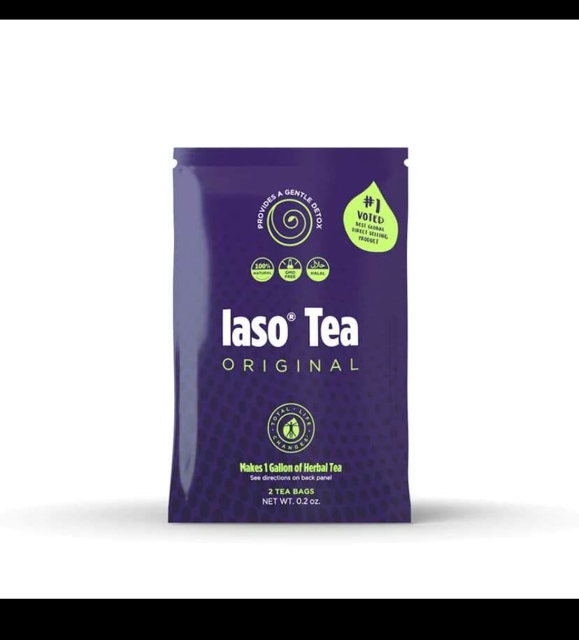 TLC Laso Tea Natural Cleanse Weight Loss 5x Packets 1 Month Supply