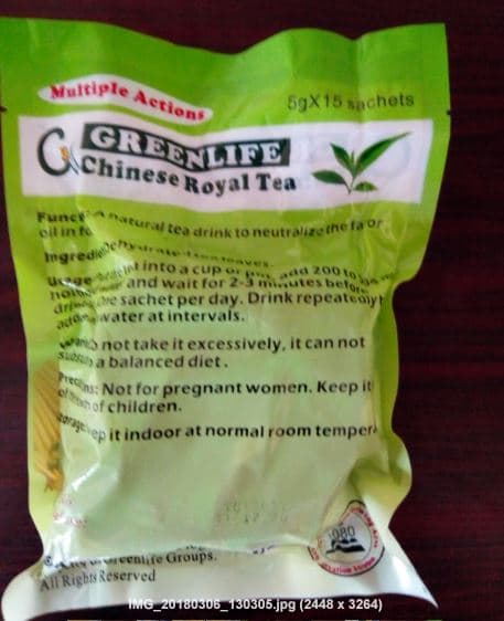 Greenlife Chinese Royal tea – Healthy Drink