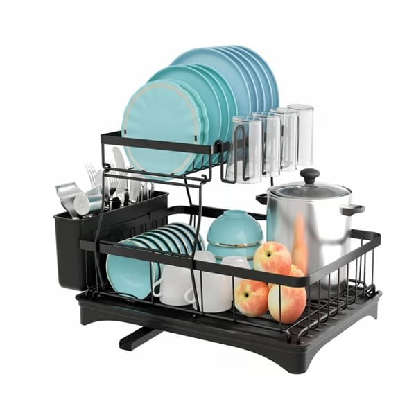 Dish Rack, Dish Drainer Drying Rack for Kitchen Counter