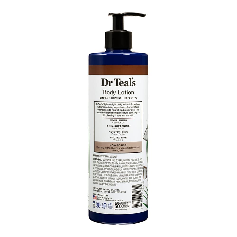 Dr Teal's Coconut Oil Nourishing Body Lotion & Essential Oils (532ml)