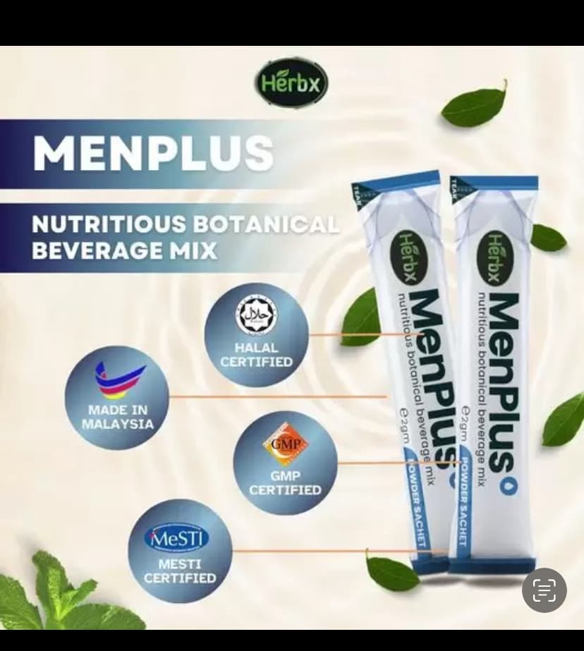 Herbx Menplus Health Supplement