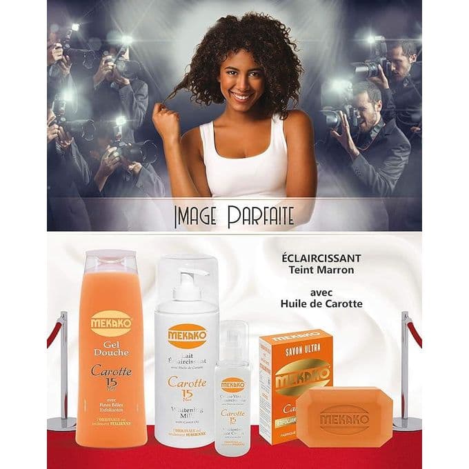 Mekako 15Plus Milk With Carrot Oil Body Lotion (400ml)