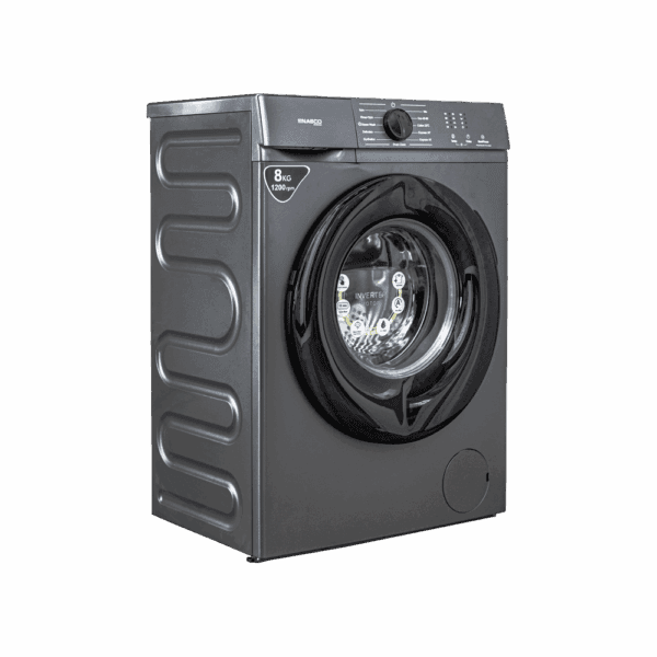 Nasco 8Kg Front Load Washing Machine NASFL-J8KG-S