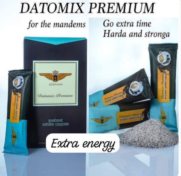 Datomix White Premium Coffee for Men - Enhanced Energy &amp; Focus