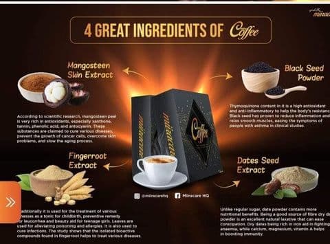 Miira-Coffee Antioxidant Food Supplement