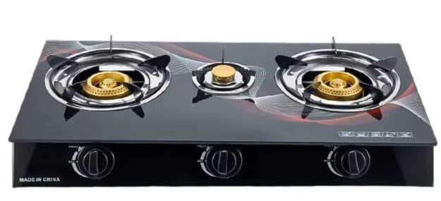 Happy Home 3 Burners Gas Stove Table Top