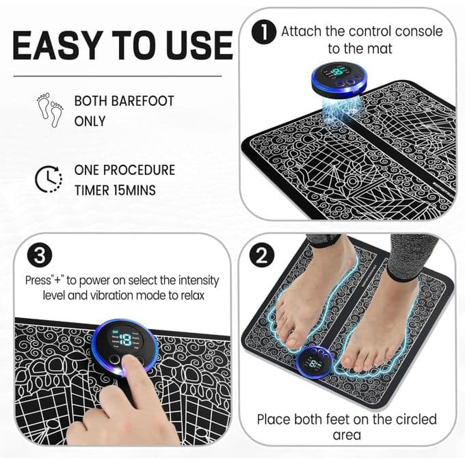 Electrical Muscle Stimulation Foot Massager