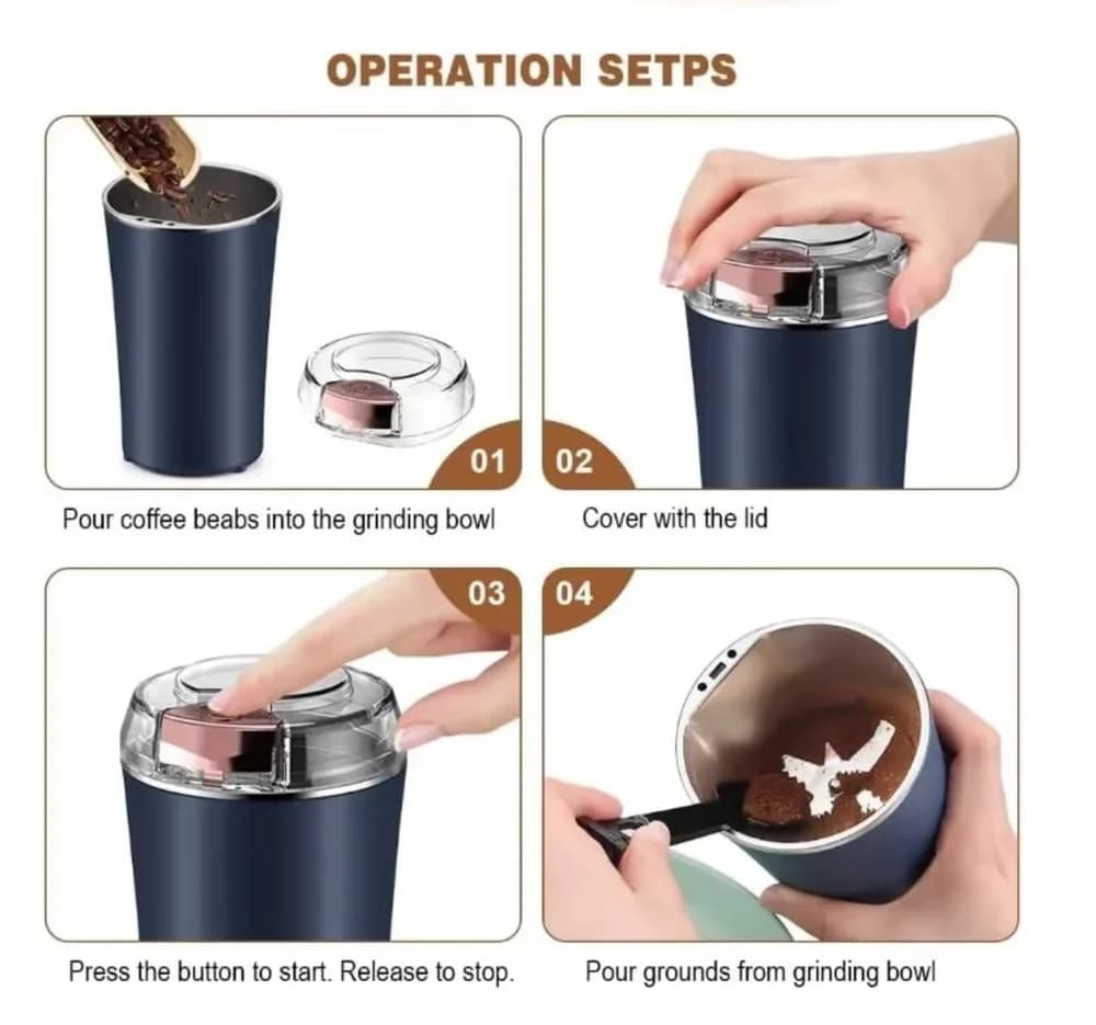 Simple Electric Spice Grinder in Ghana