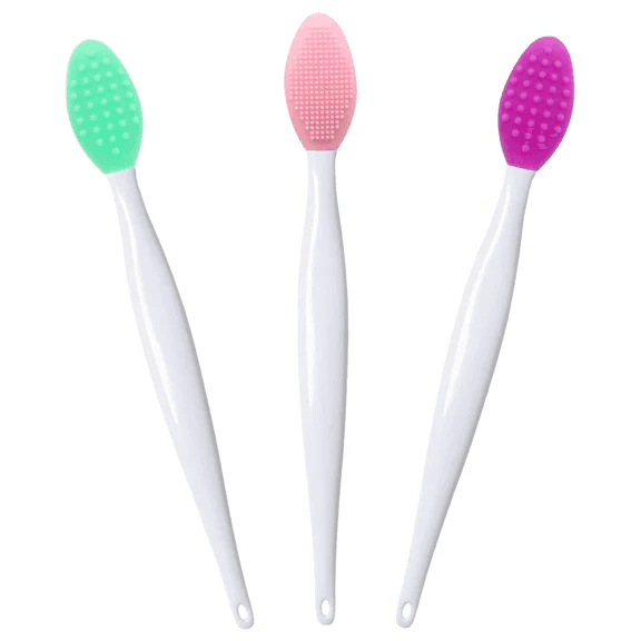 Silicone Lip Scrub Brush - Double-Sided Lip Exfoliator &amp; Massager