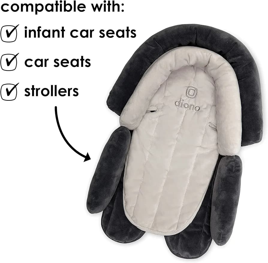Diono Cuddle Soft 2-in-1 Baby Head Neck Support Pillow
