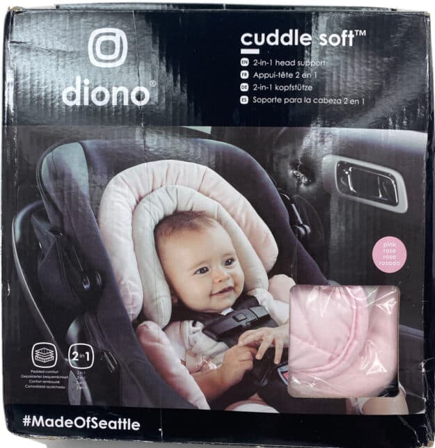 Diono Cuddle Soft 2-in-1 Baby Head Neck Support Pillow