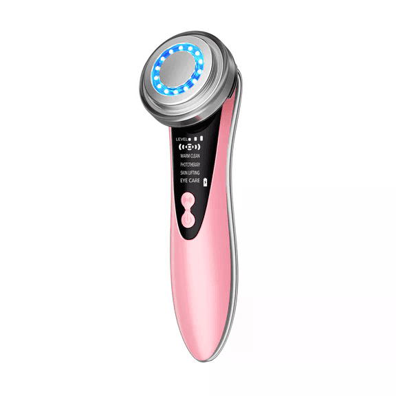 5-in-1 LED Facial Massager - Anti-Aging, Skin Firming &amp; Acne Treatment Device