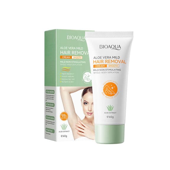 Hair Removal Cream - Fast &amp; Gentle Depilatory for Legs, Arms, Underarms &amp; Bikini Line