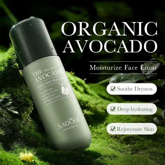 Avocado Skincare Set (6-Piece) - Cleanser, Toner, Serum, Eye Cream, Face &amp; Body Moisturize