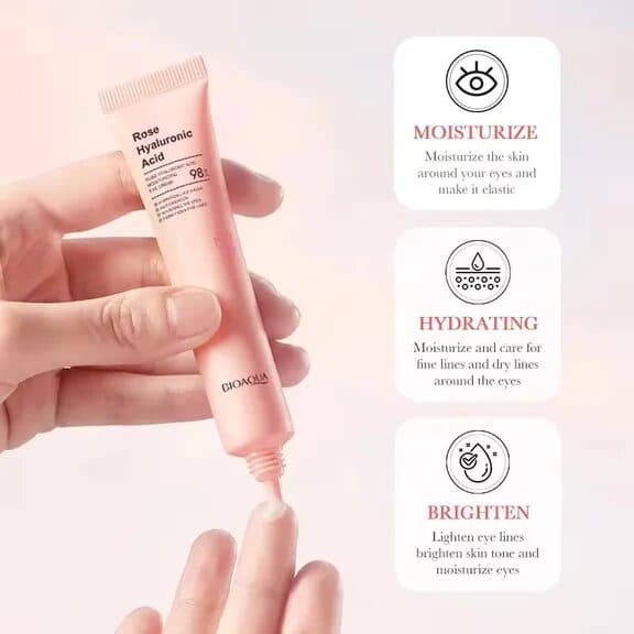 Rose Hyaluronic Acid Skincare Set - 6pcs Hydrating &amp; Nourishing Beauty Set