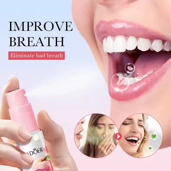 Sadoer Mouth Spray Breath Freshener - Instant Fresh Breath, Sugar-Free