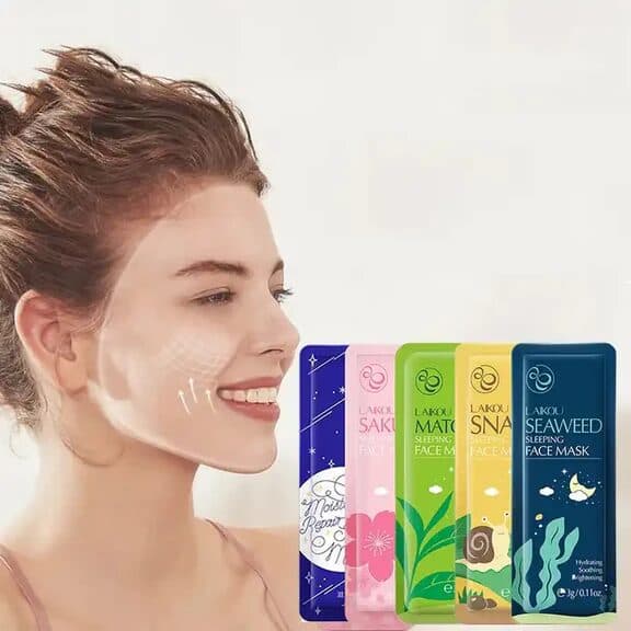 Sleeping Face Mask - Overnight Hydrating &amp; Nourishing Mask for Soft, Glowing Skin