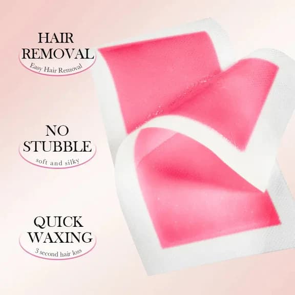 Sadoer Wax Strips (20pcs) - Honey, Aloe Vera &amp; Rose Hair Removal Strips