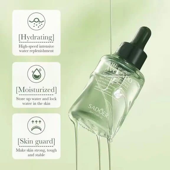 Avocado Skincare Set (6-Piece) - Cleanser, Toner, Serum, Eye Cream, Face &amp; Body Moisturize