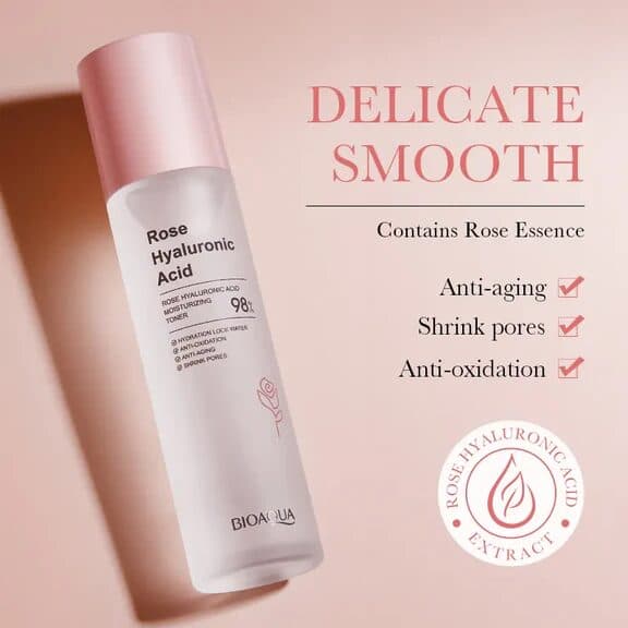 Rose Water Toner - Hydrating &amp; Alcohol-Free Facial Toner
