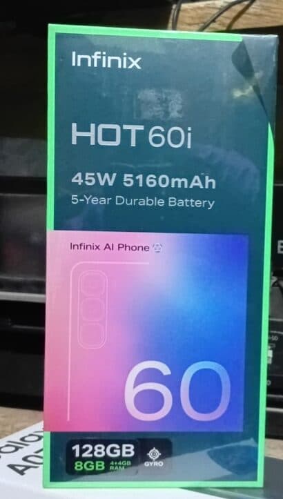 Infinix Hot 60i 64GB 4GB in Ghana