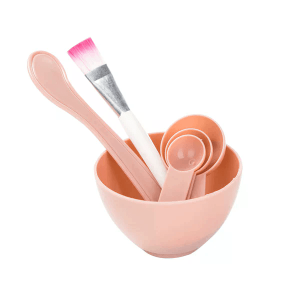 Face Mask Mixing Bowl Set - DIY Facial Mask Tools with Brush, Spatula &amp; Measuring Spoons