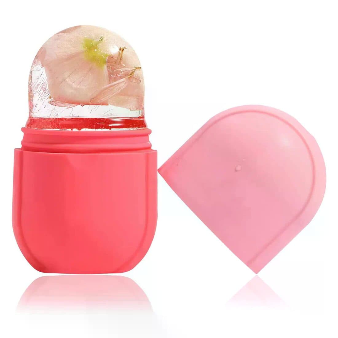 Silicone Ice Roller - Facial Massage Tool for Puffiness, Pores &amp; Skin Tightening