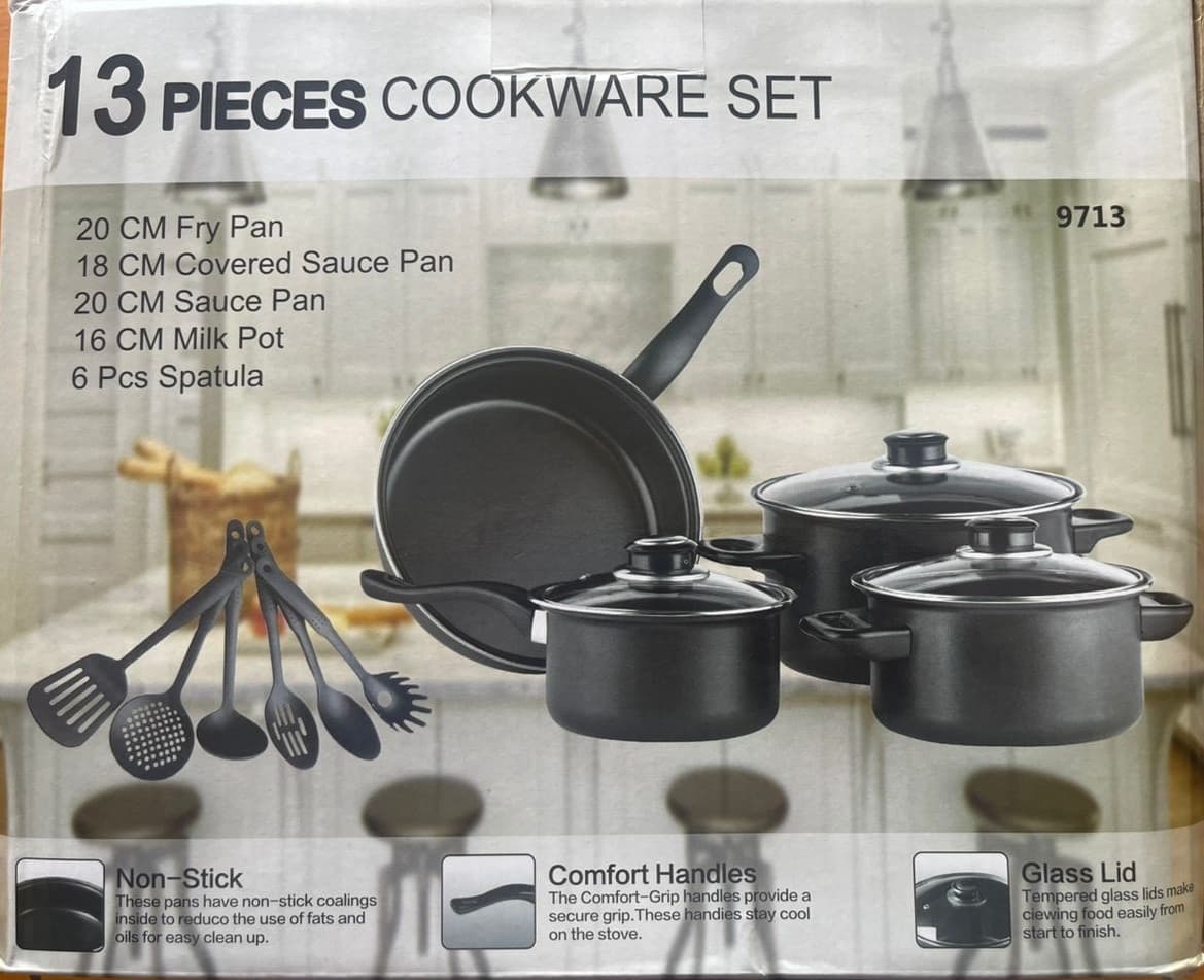 13 Pieces Non-Stick Cookware Set
