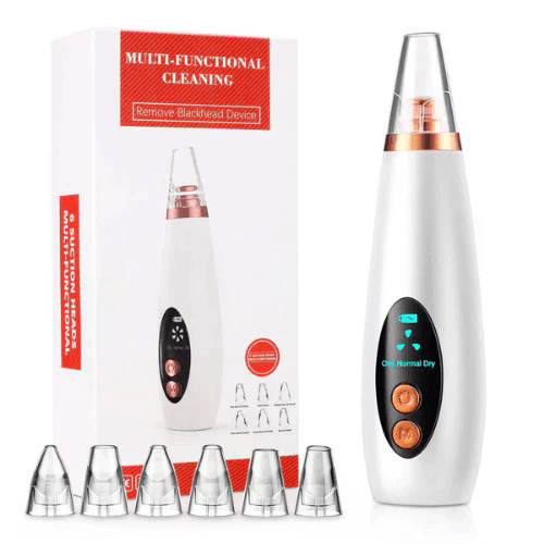 Pore Vacuum Blackhead Remover - Deep Cleansing, USB Rechargeable Facial Cleaner