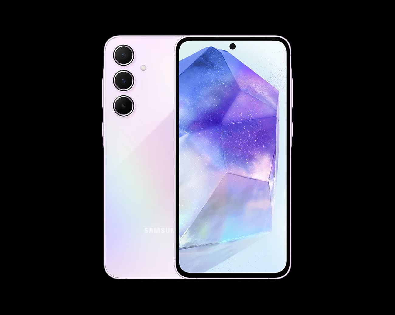 Samsung Galaxy A55 256GB ROM 8GB RAM Light Voilet Sm A556elvwafb