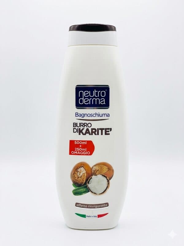 Neutro Derma Bagnoschiuma Burro di Karité Shower Gel – 750ml