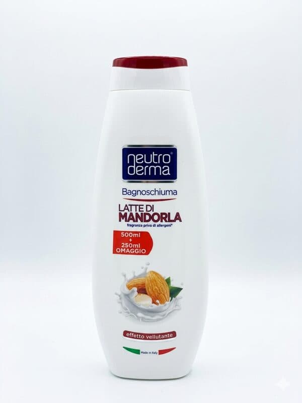 Neutro Derma Bagnoschiuma Latte di Mandorla Shower Gel – 750ml