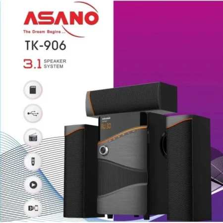 Asano Tk 906 3.1 Bluetooth Home Speaker