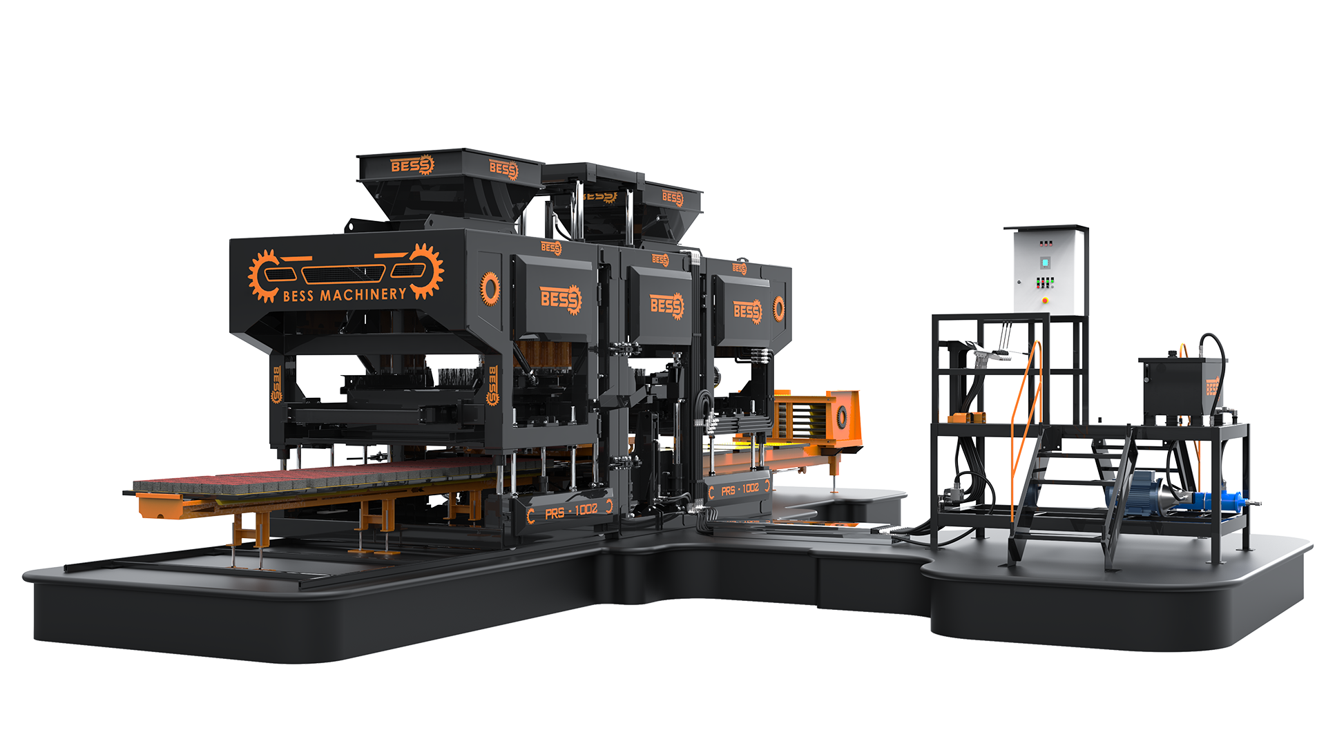 PRS-1002 Semi-Automatic Paving Block Machıne