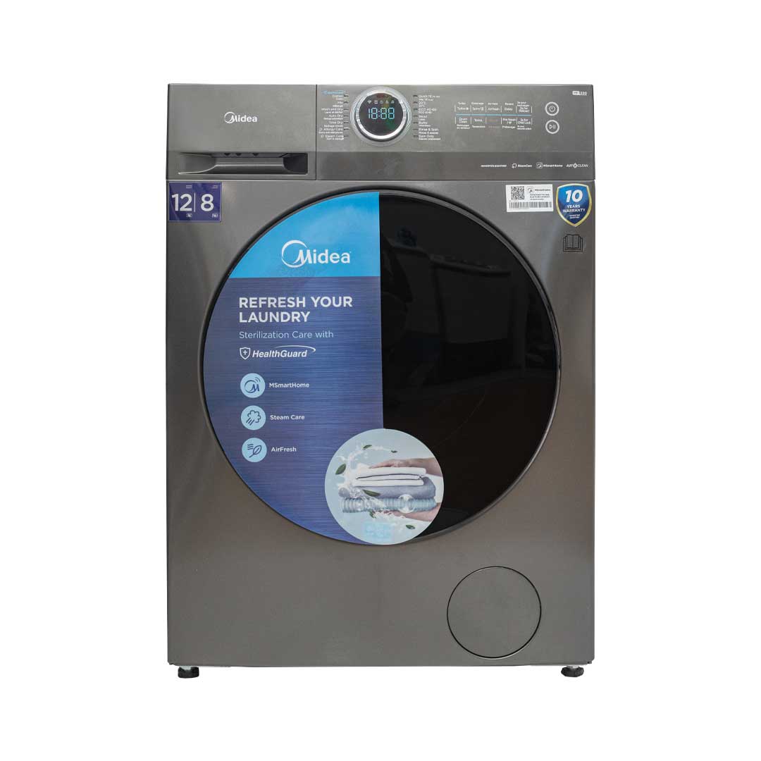 Midea 12kg Wash 8kg Dry Combo Washing Machine Mf200d120wb/T