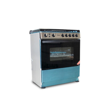 Midea 5 Burner Gas Cooker With Oven 30amg5g027 Silver in Ghana