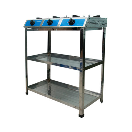 Nasco 3 Burner Gas Stove Silver Nasgs K332fs