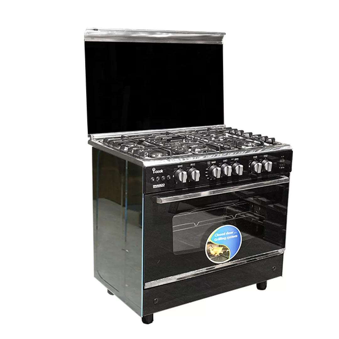 Nasco 5 Burner Gas Cooker Stainless Steel C6090ss Dc 511 Idsc