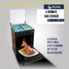 Pearl 4 burner Gas Cooker Oven Grill