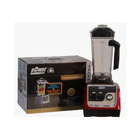 Power Tech Commercial High Quality Blender – 2L Black/Red