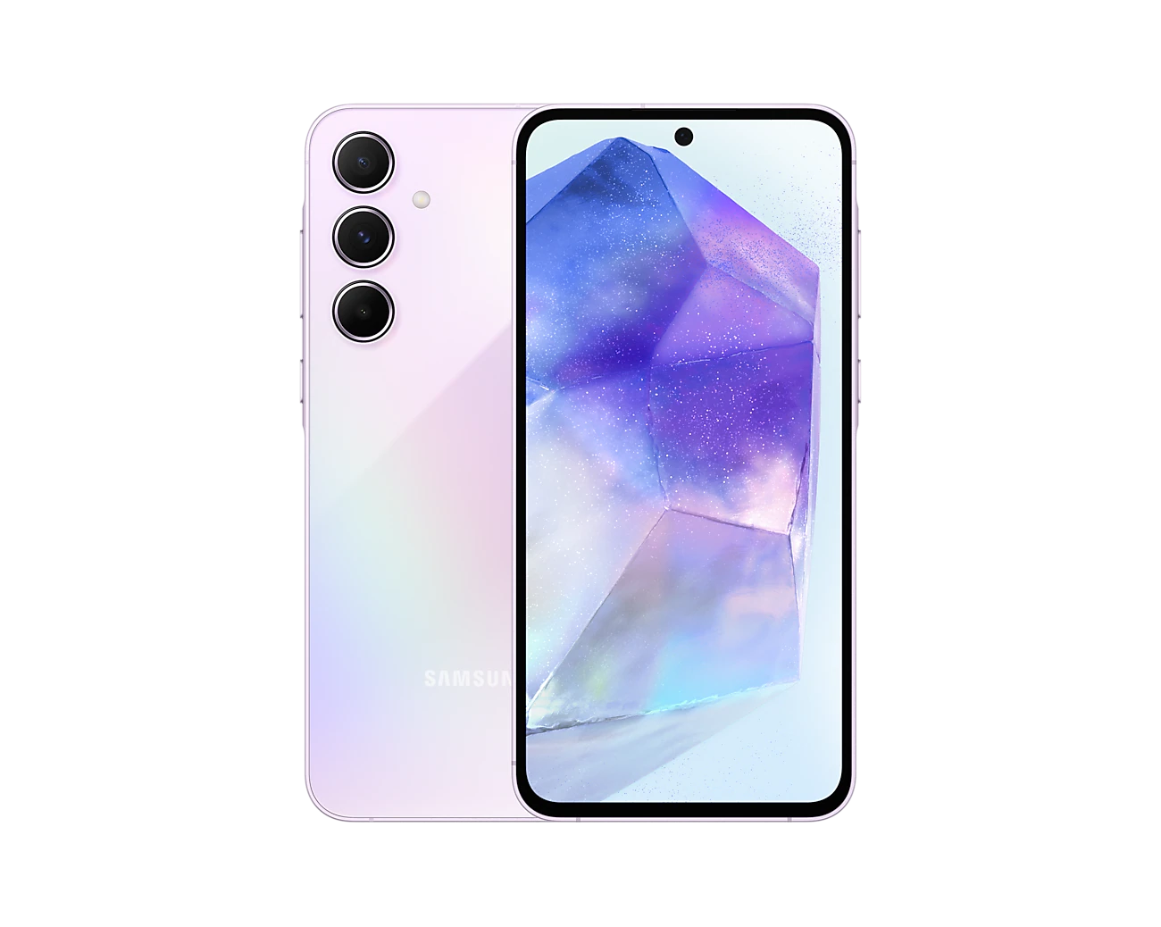 Samsung Galaxy A55 256GB ROM 8GB RAM Light Voilet Sm A556elvwafb