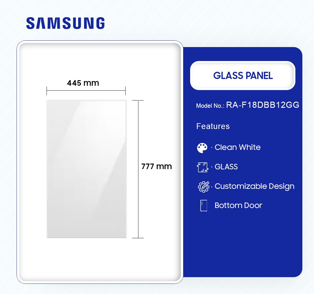 Samsung Glass Panel Bottom Door Ra F18dbb12gg 2